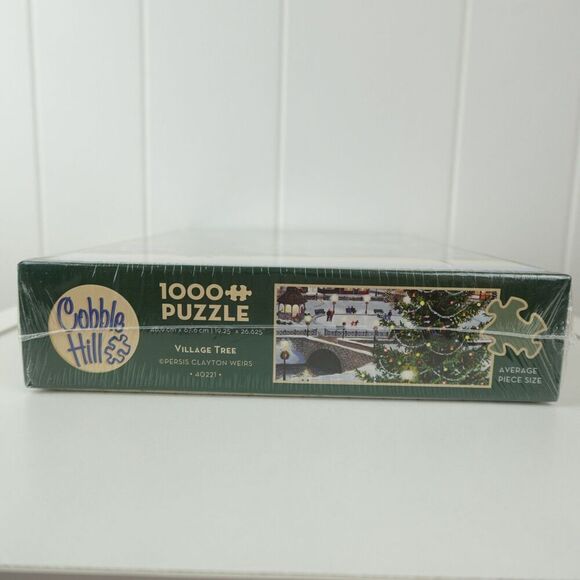 Cobble Hill Puzzle 1000 Pieces Christmas Town Sealed - Picture 3 of 6